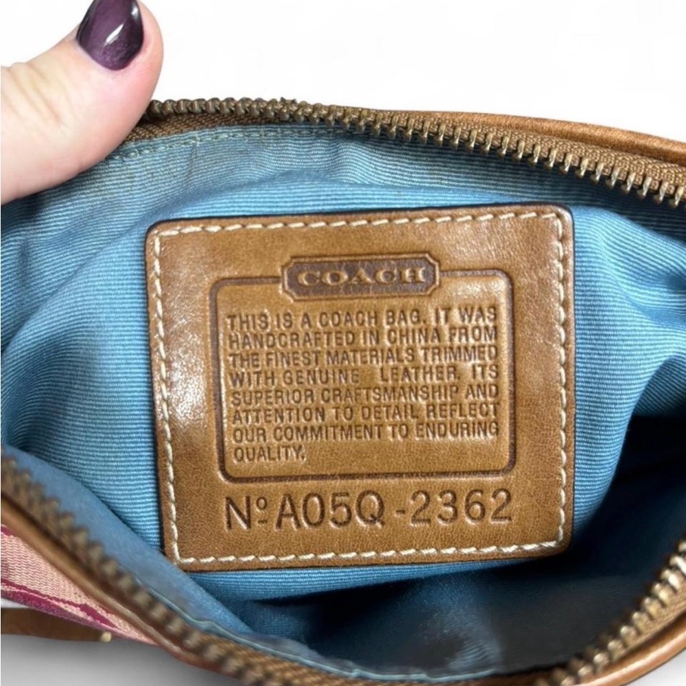 Y2K Coach Patchwork Multicolor Crossbody Bag - Pi… - image 3